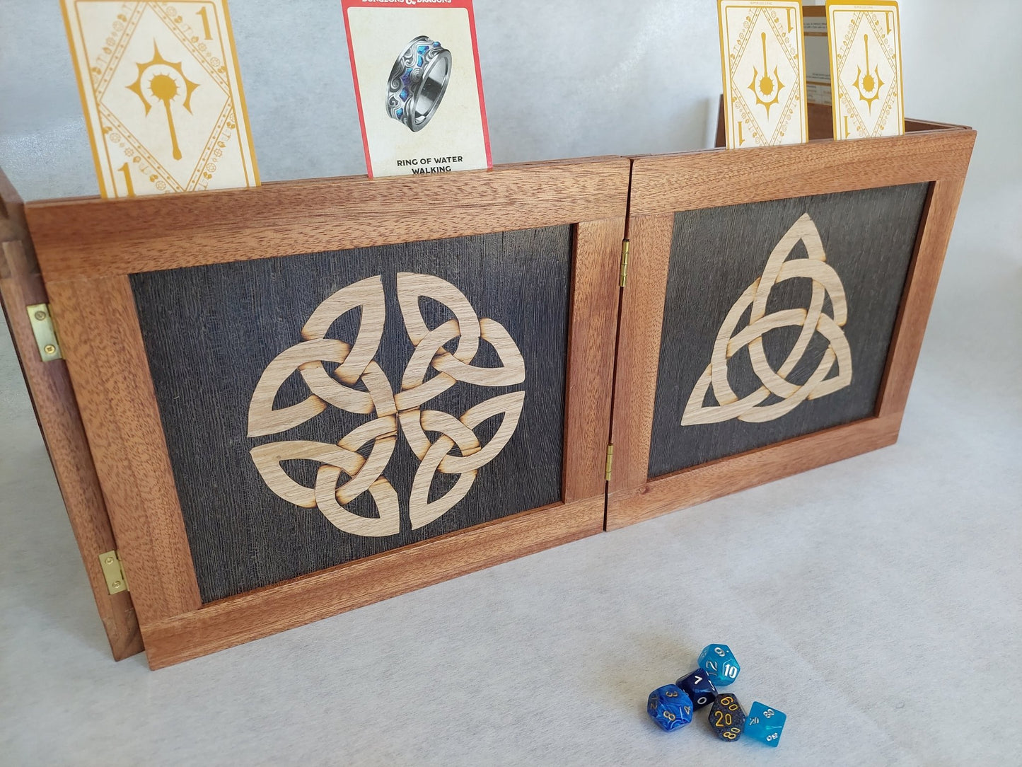 Game Master Screen with Celtic Symbols