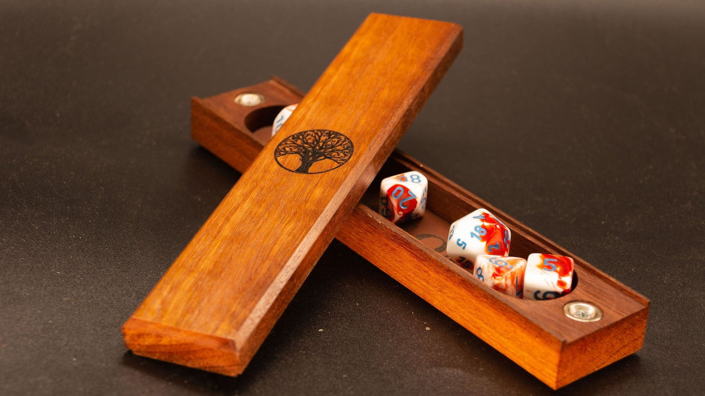 Dice case or dice vault (whatever you like to call it). Comes separately or as part of a tabletop gamingset.