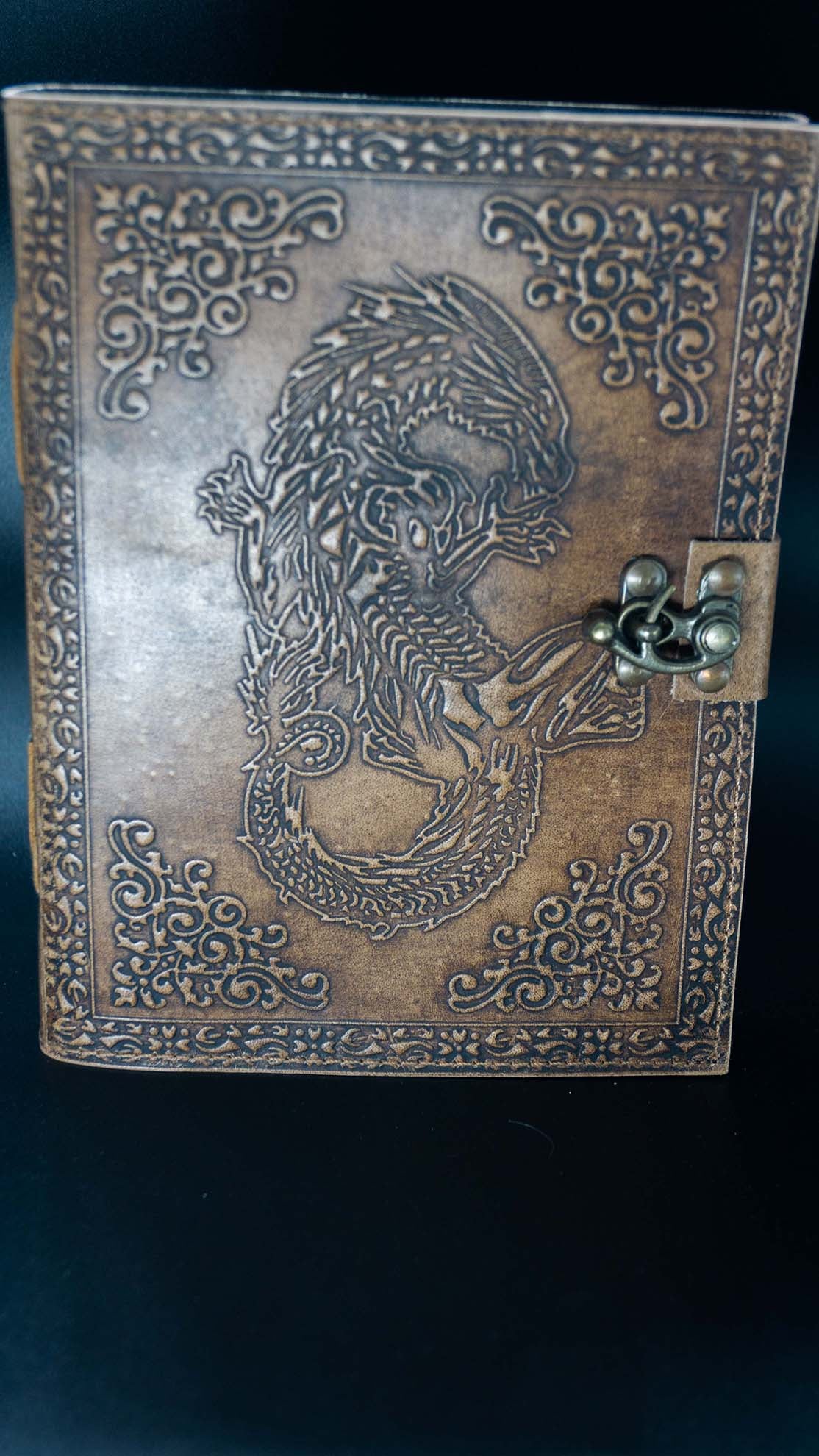 Embossed Dragon Journal
