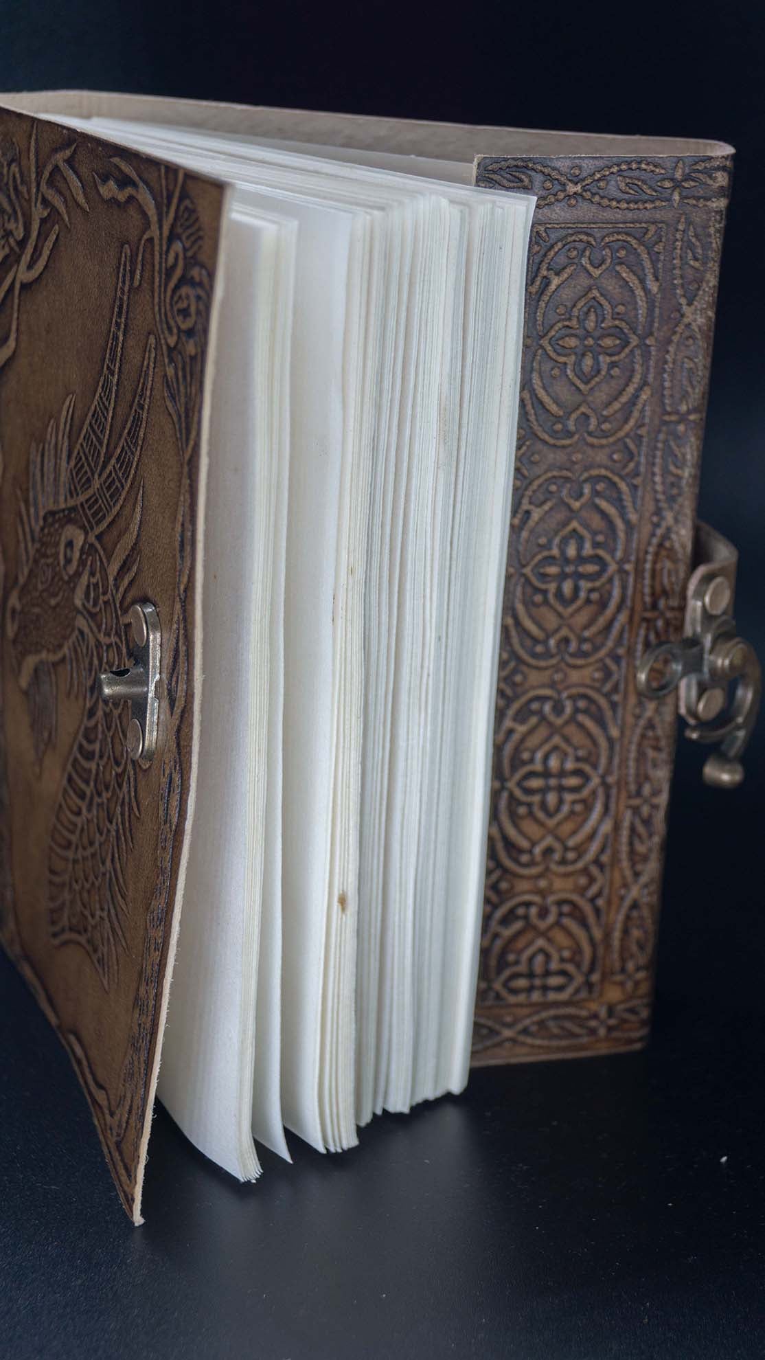 Embossed Dragon Journal